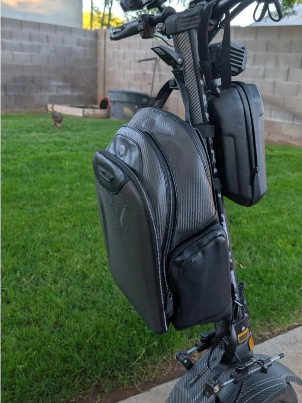 Tumi McLaren Paddock Backpack with CX6 carbon fiber; $2,195 retail